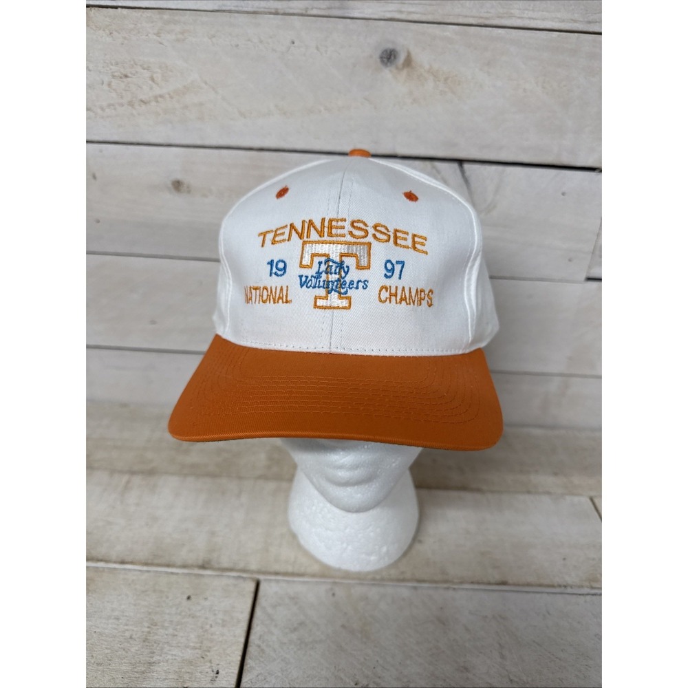 Vintage 1997  Tennessee Lady Vols NCAA Orange & White SnapBack  Hat